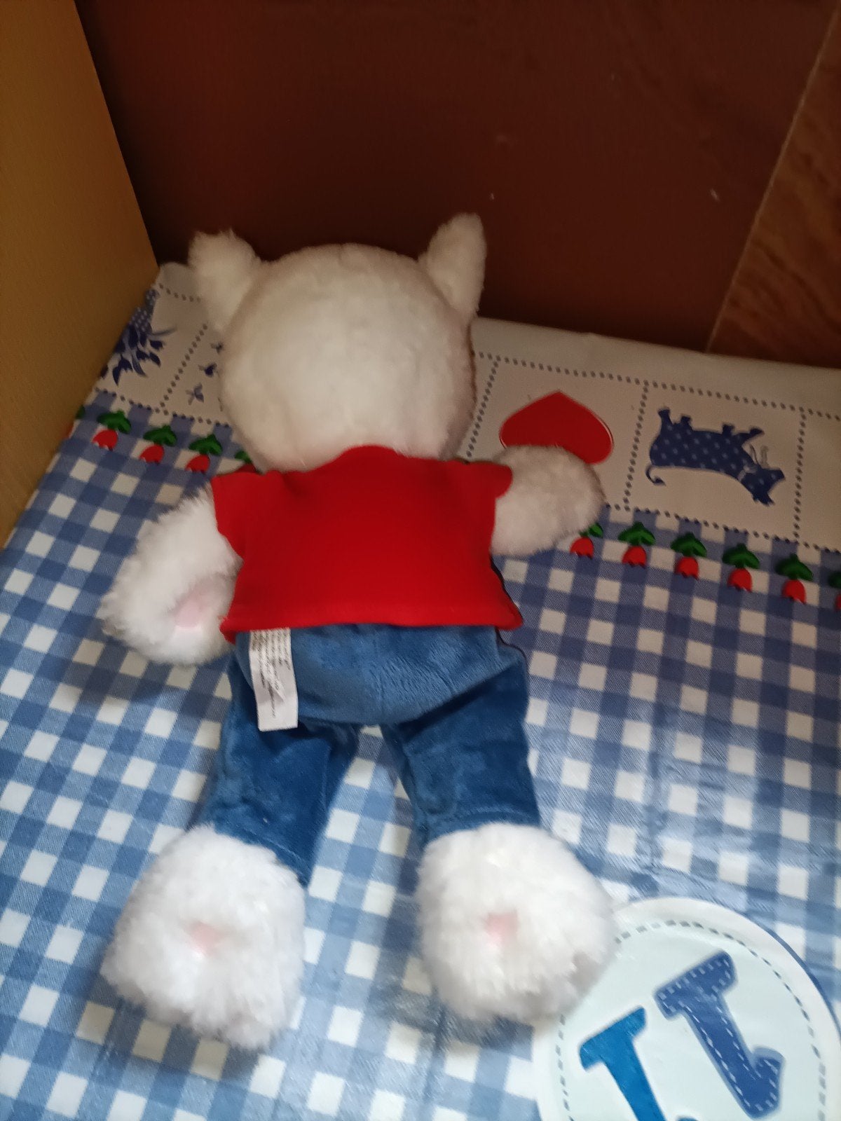 Dolfje Weerwolfje knuffel Paul van Loon 34 cm groot, Ophalen of Verzenden, Zo goed als nieuw, Overige typen