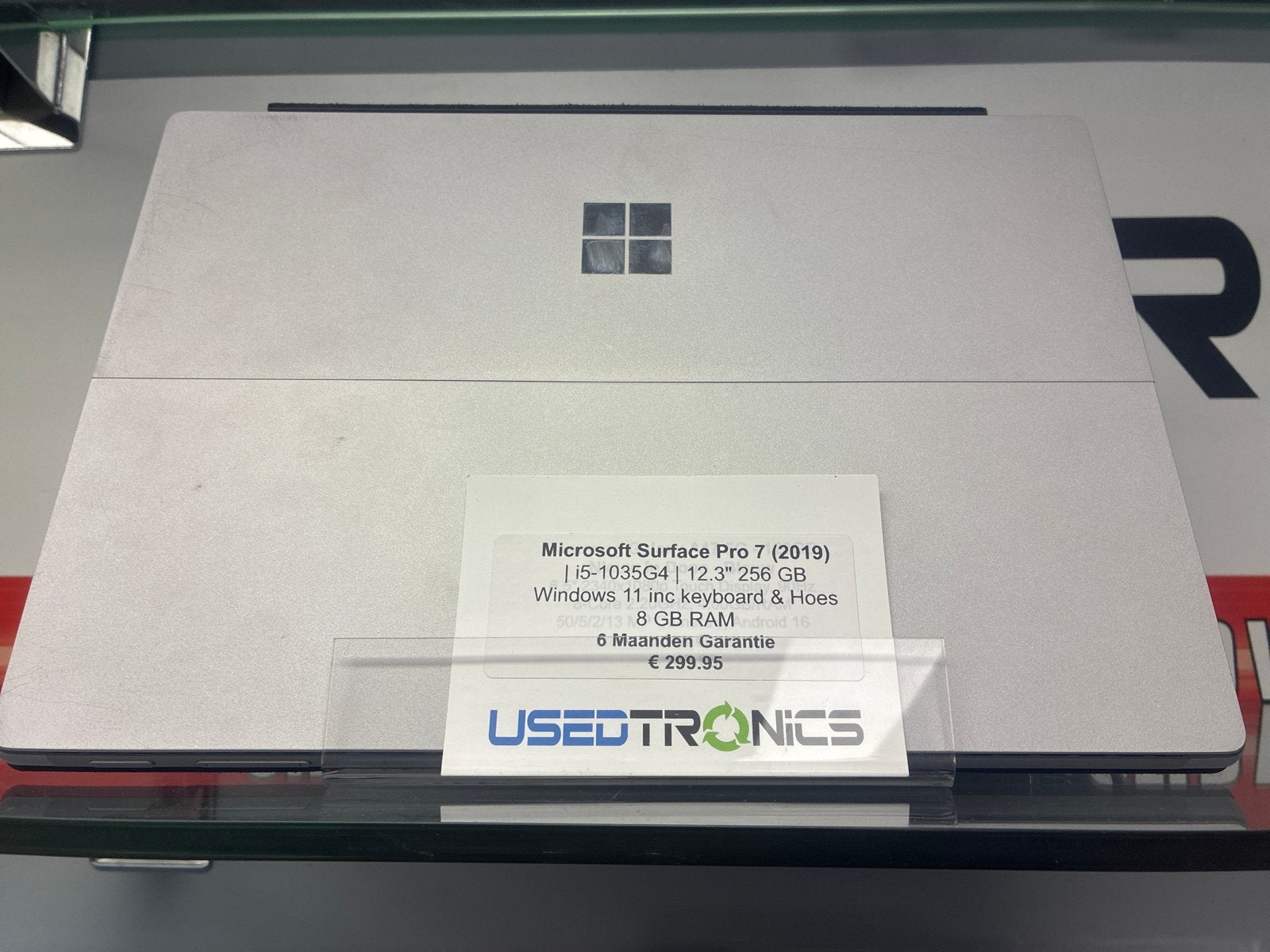 Microsoft Surface Pro 7 (2019) i5-1035G4 12.3" 256GB, Ophalen, Usb-aansluiting, Surface pro 7, 12 inch