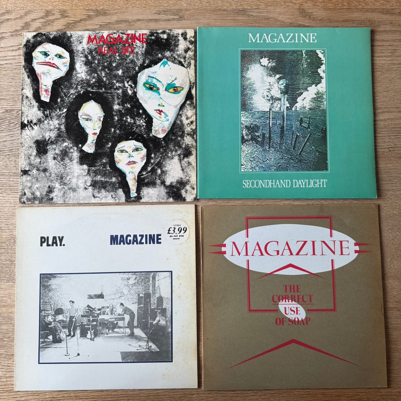 * Lot of 4 Magazine Albums New Wave Post-Punk Punk Vinyl LP, Fotohoes, LP, Gebruikt, Ophalen of Verzenden
