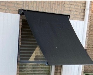 Hylas Screen Zonwering - Zwart, in zeer goede staat., Ophalen, Gebruikt, Minder dan 250 cm, Minder dan 150 cm