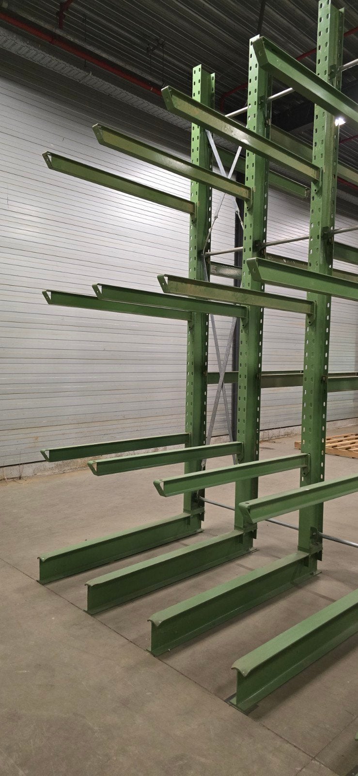 Draagarmstelling OHRA 4x Kolom + 12x draagarm platenstelling, Ophalen