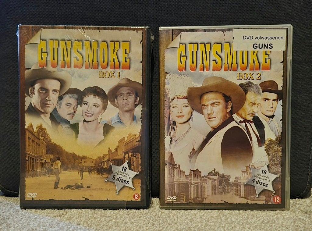 Gunsmoke - Box 1-2 (1961-1962), Cd's en Dvd's, Engels, Nederlands, Seizoen 7, Ophalen of Verzenden