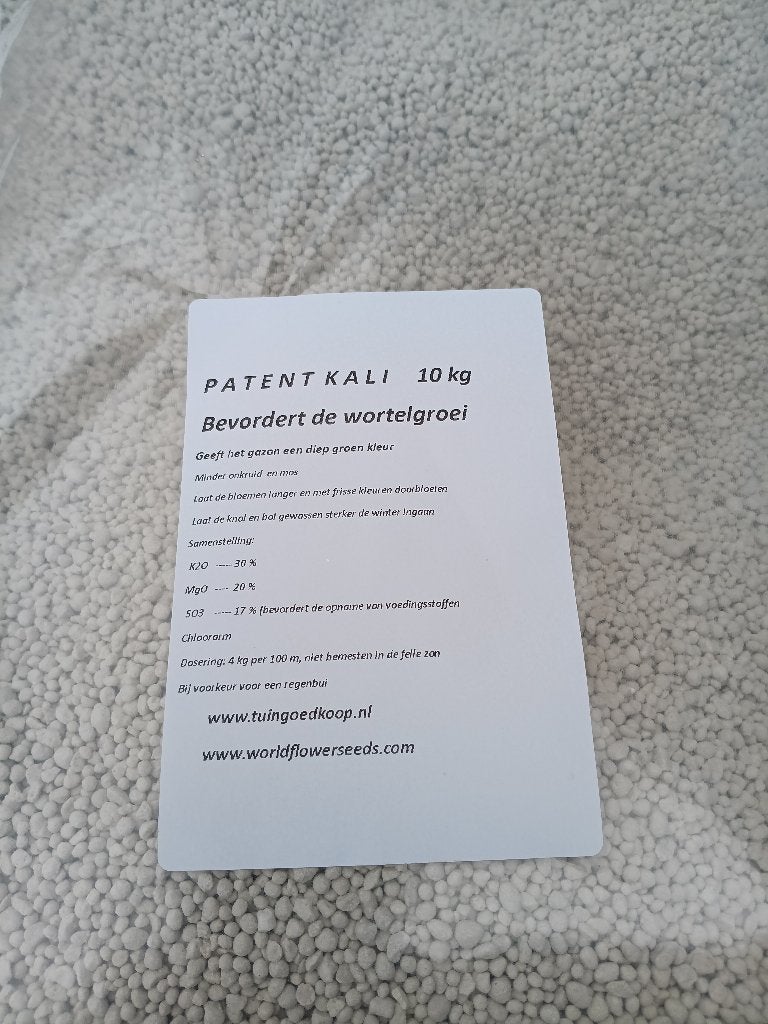 Patentkali  Sterke wortels, groen gazon, bloeiende bloemen, Tuin en Terras, Ophalen of Verzenden, Kunstmest