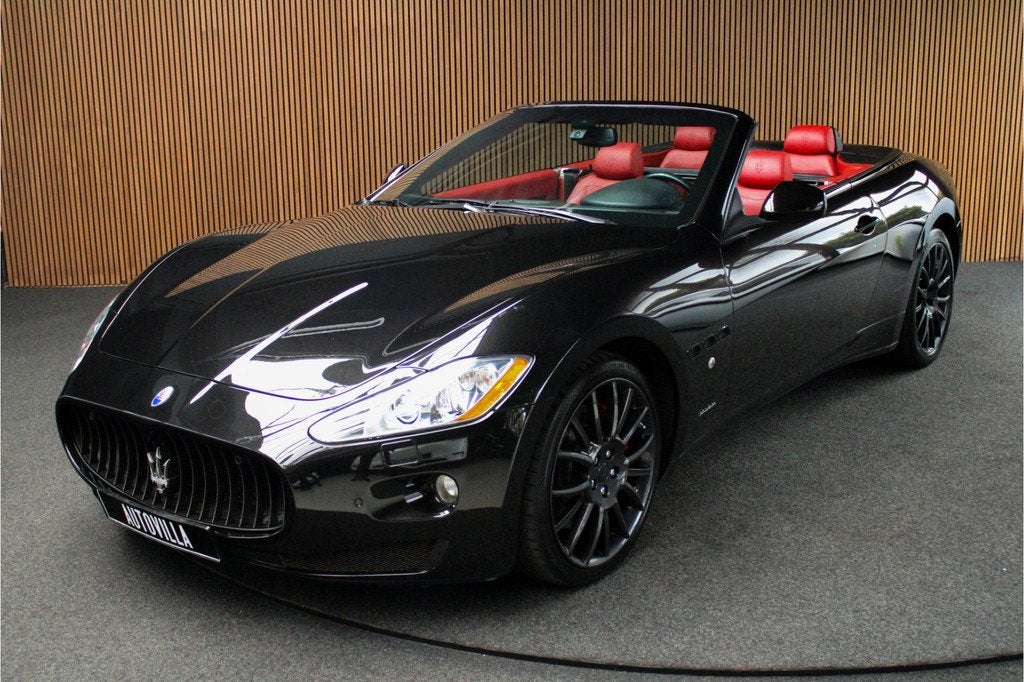 Maserati GranCabrio 4.7 Navi Leer Bose Stoelverwarm. Black P, Automaat, Achterwielaandrijving, Gebruikt, 8 cilinders