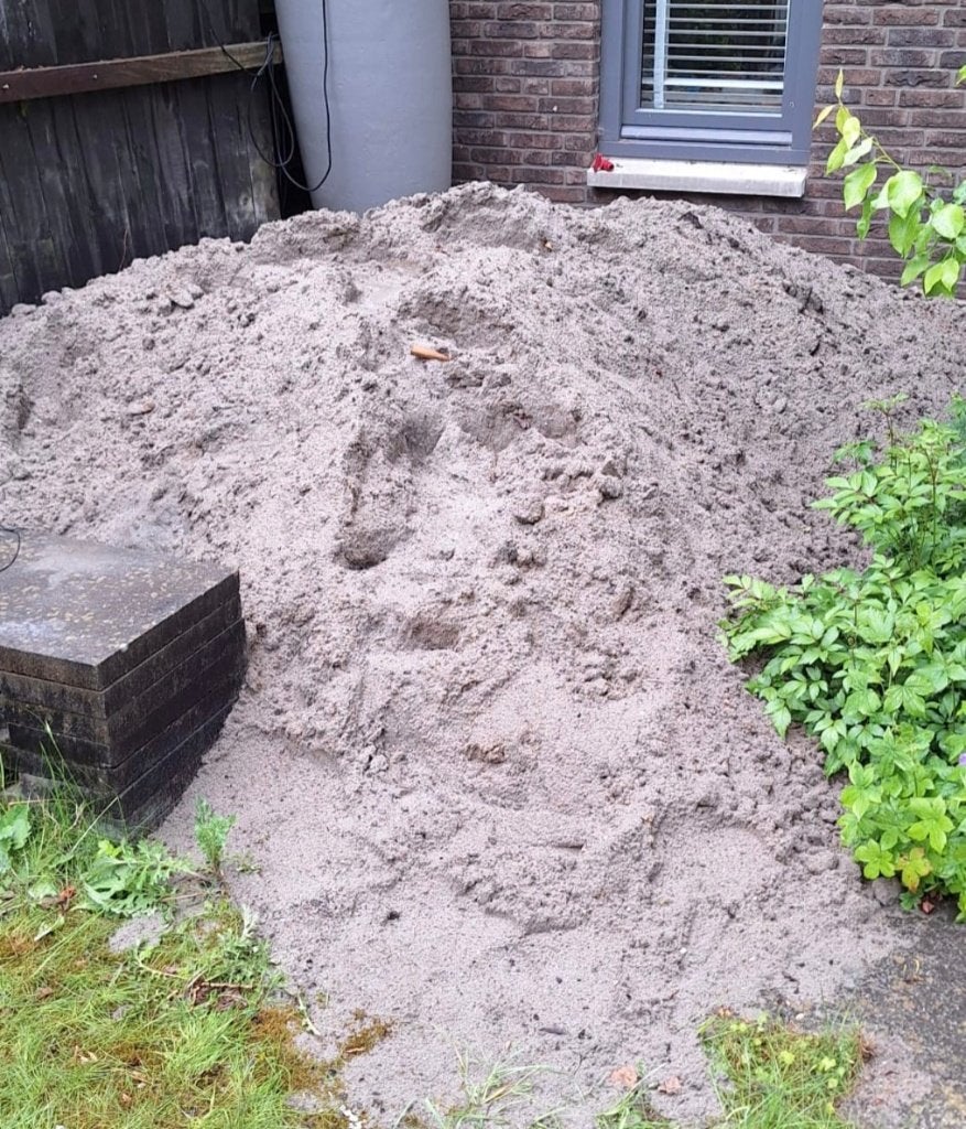 Ophoogzand, gratis af te halen, Tuin en Terras, Ophalen, Zo goed als nieuw, Ophoogzand