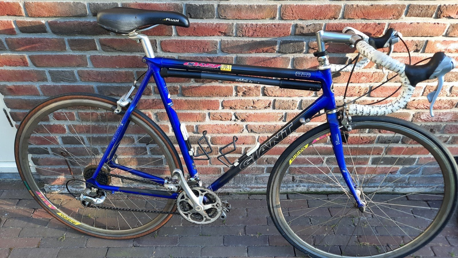 Giant racefiets - Blauw, gebruikt, 28 inch, opknapper., Ophalen, 28 inch, Gebruikt, Aluminium