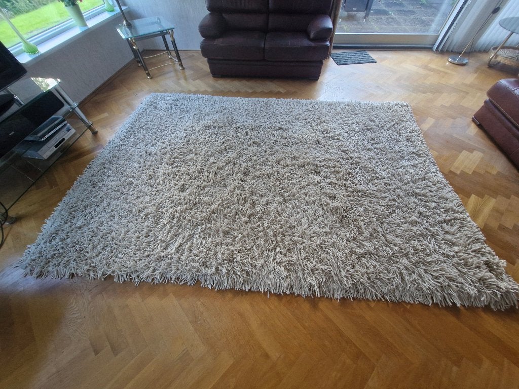 Te koop wit tapijt, Ophalen, Wit, Rechthoekig, 200 cm of meer