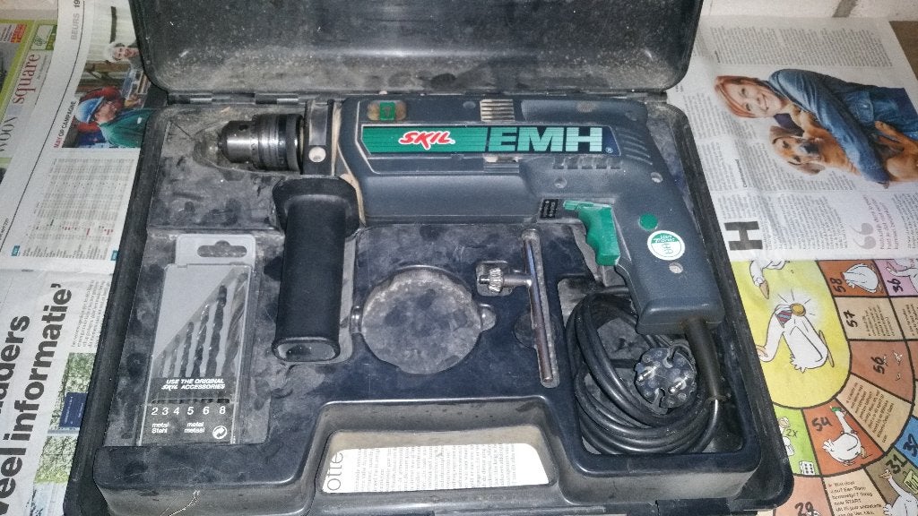 boormachine, Ophalen, Gebruikt, 400 tot 600 watt, Boormachine