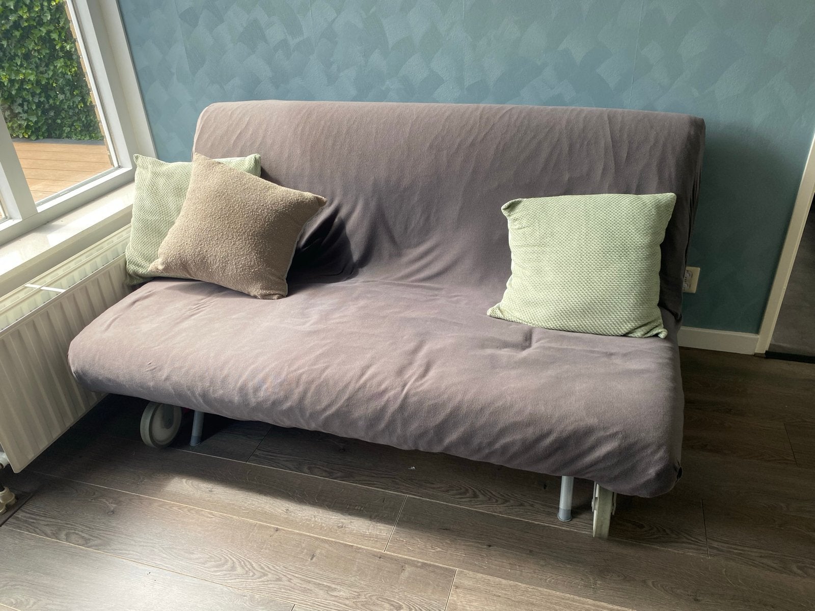 IKEA PS slaapbank 160x200, snel op te halen, Ophalen, Gebruikt, Tweepersoons, 200 cm