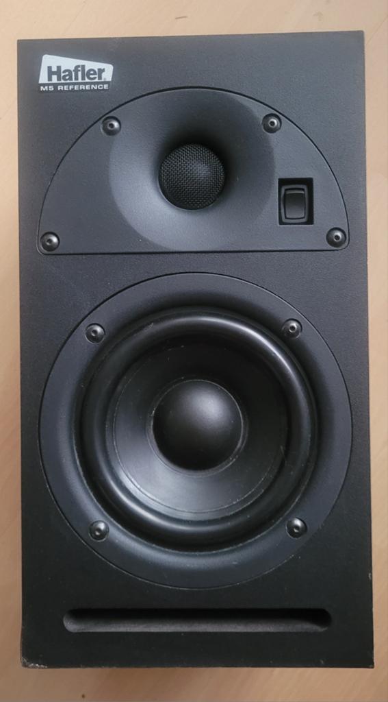 Haffler M5 Usa passieve studio speakers 2x, Audio, Tv en Foto, Luidsprekers, Ophalen, 120 watt of meer, Front, Rear of Stereo speakers