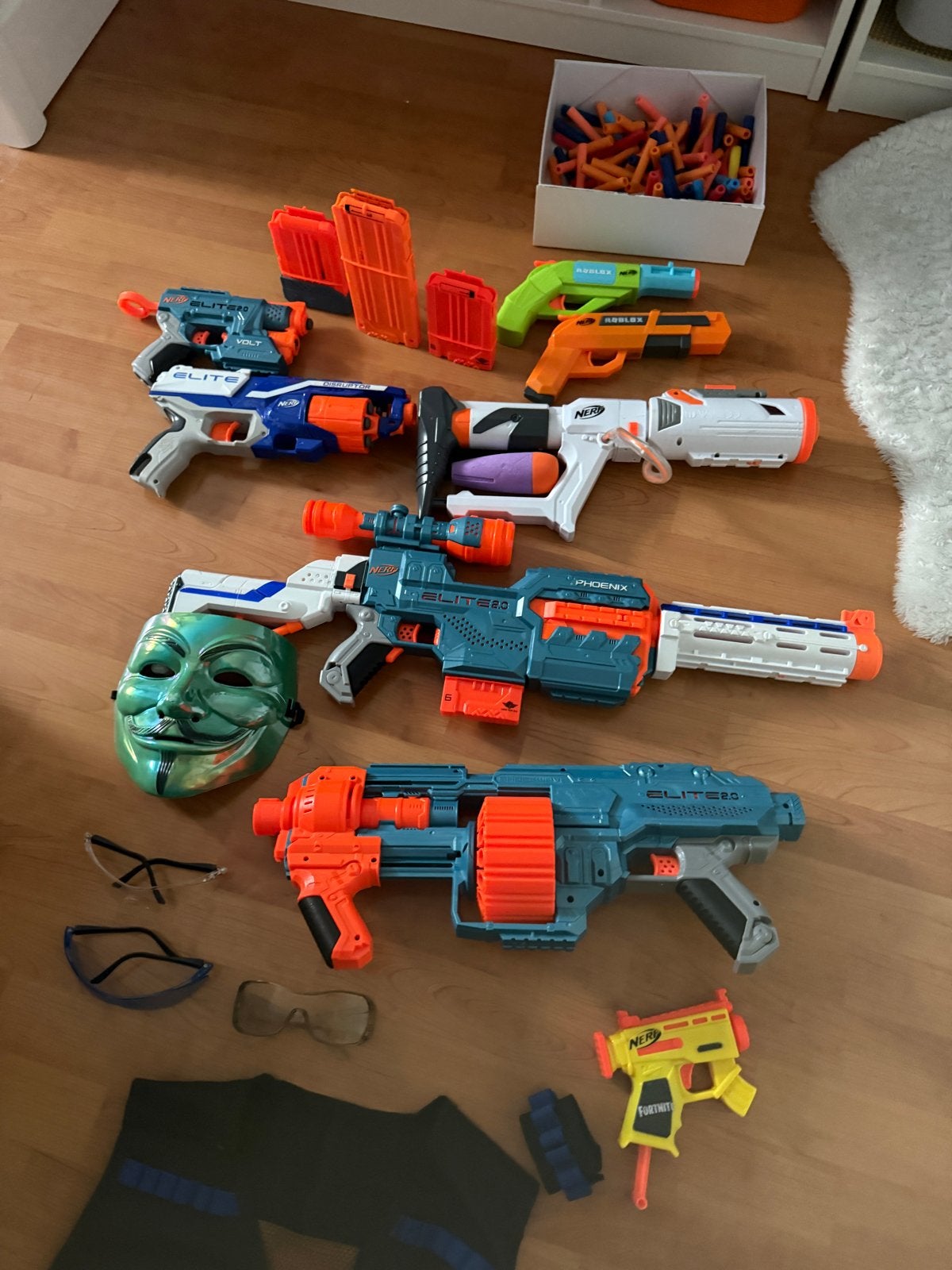 Grote Nerf Blaster Collectie met Accessoires, Ophalen of Verzenden, Zo goed als nieuw, Jongen of Meisje