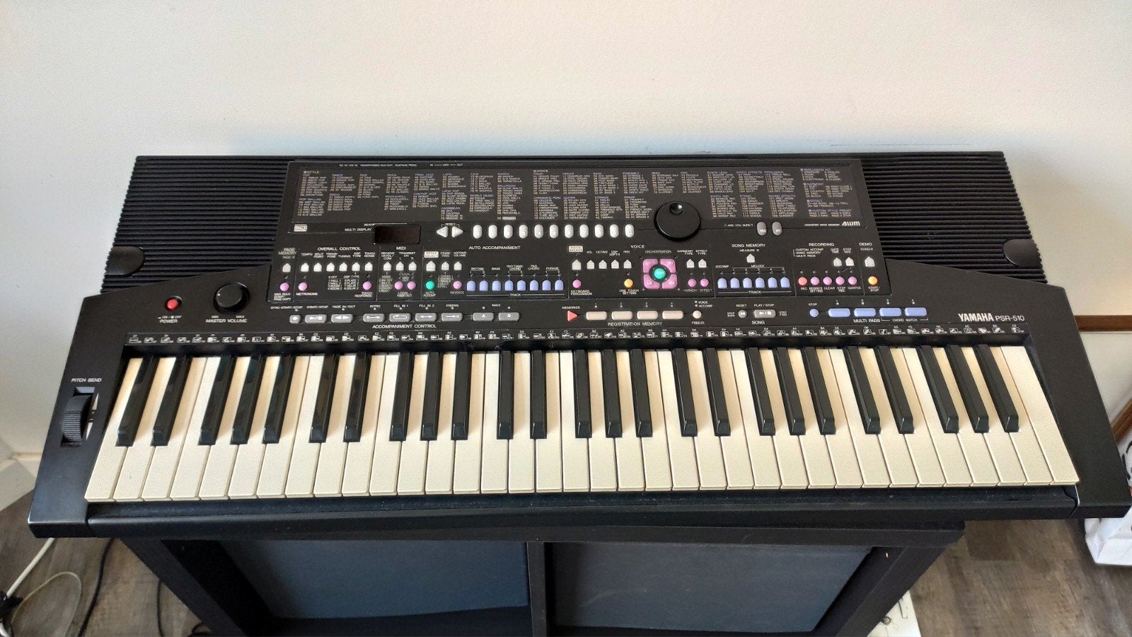 Yamaha PSR-510 Keyboard in goede staat, Ophalen, 61 toetsen, Yamaha, Zo goed als nieuw