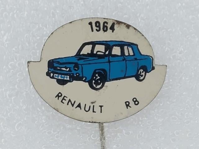SP1524 Speldje 1964 Renault R8 blauw, Ophalen of Verzenden, Gebruikt, Overige onderwerpen