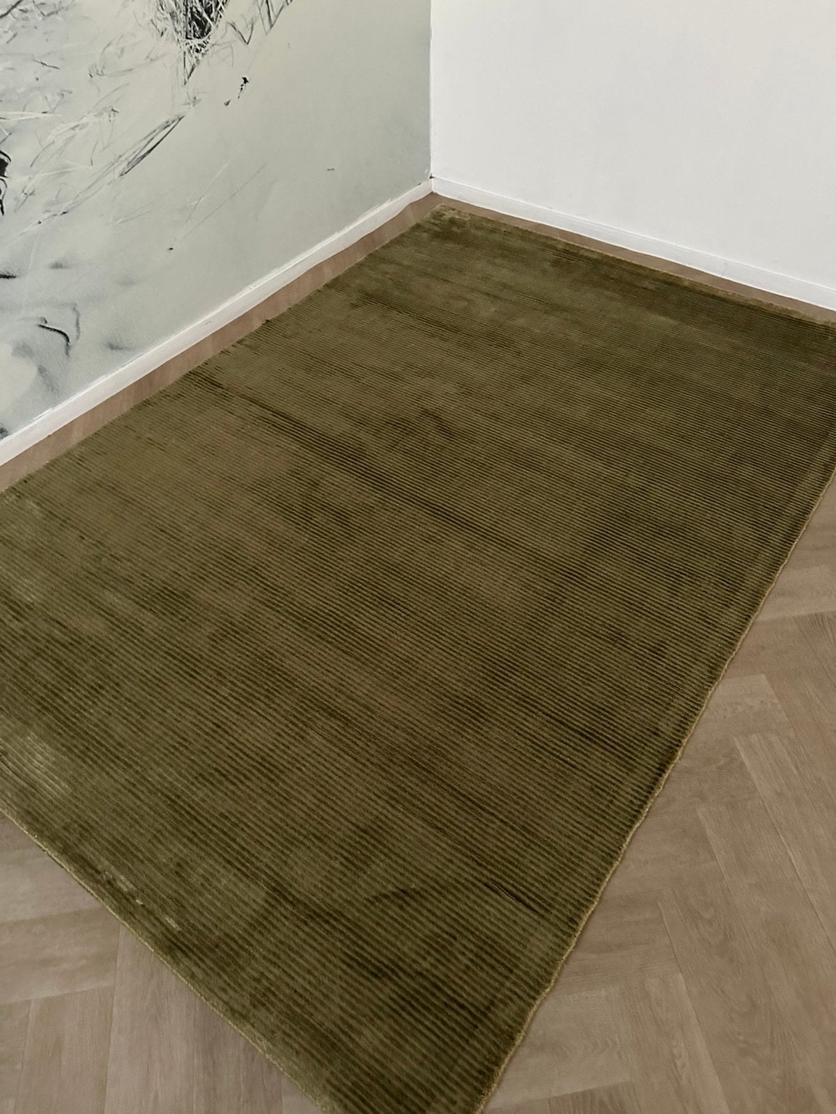 Brinker Sensation lime 160/230 viscose velvet, Ophalen, 150 tot 200 cm, Rechthoekig, Nieuw