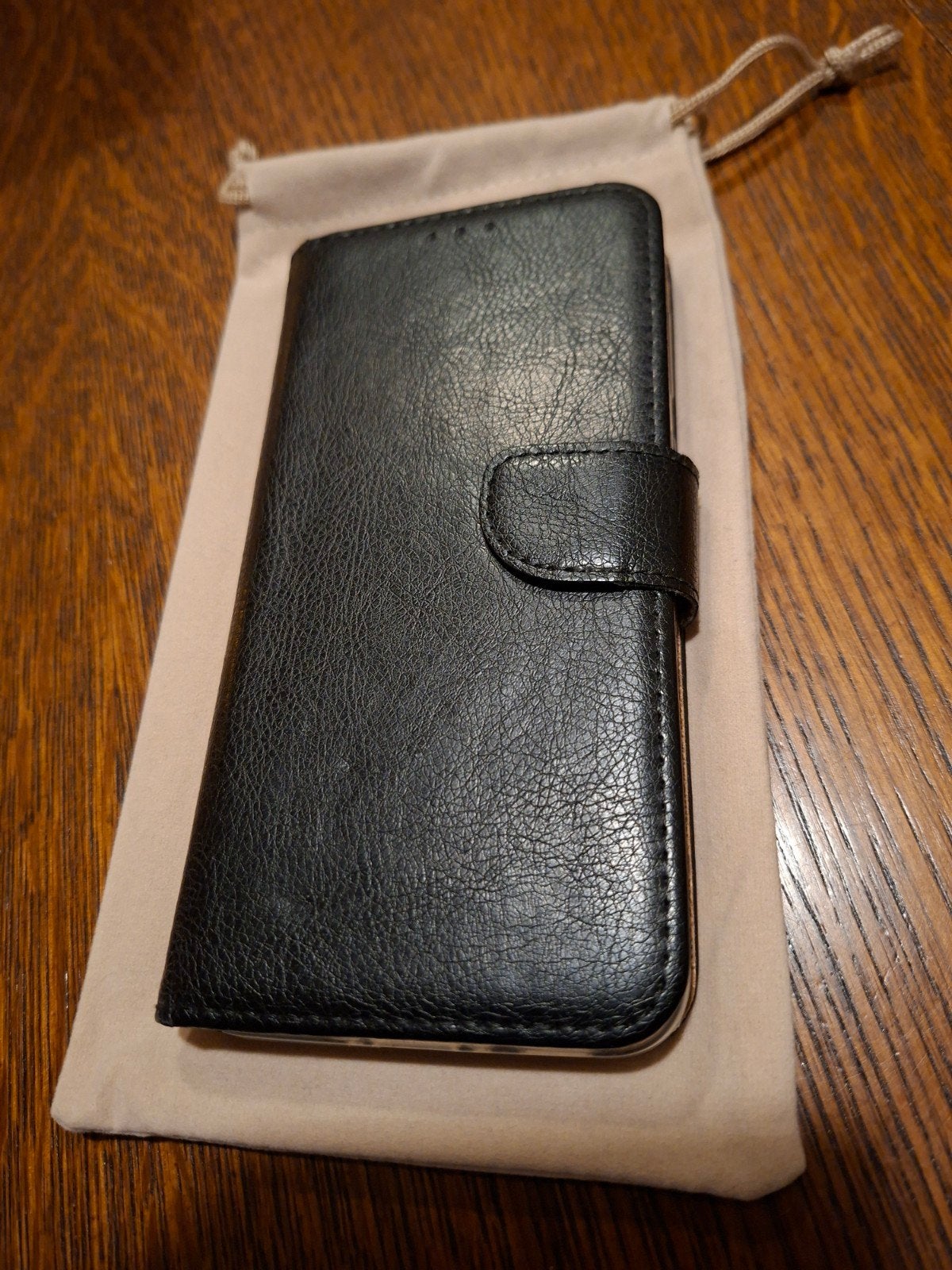 Zwart flipcase hoesje voor Samsung A56. Bookcase., Ophalen of Verzenden, Nieuw, Overige modellen, Flipcase