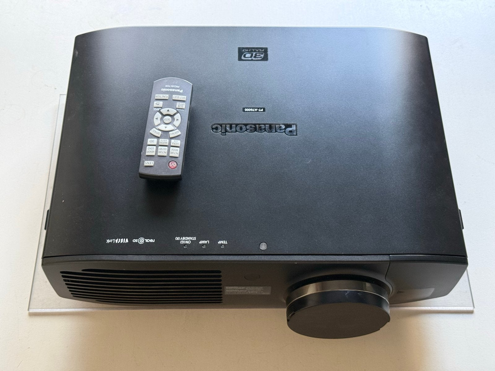 Panasonic PT-AT6000 3D Full HD Home Cinema Projector, Gebruikt, Panasonic, Ophalen of Verzenden, LCD