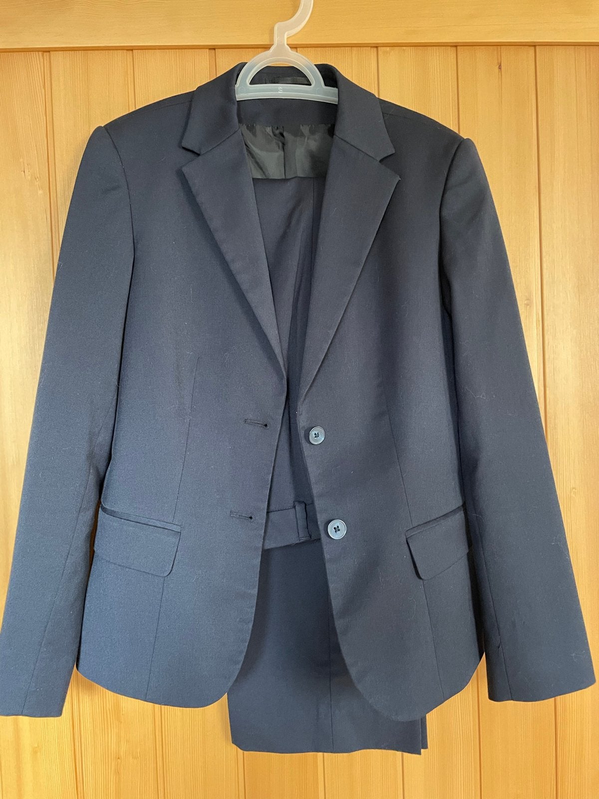 Dames Pak Hotelschool Amersfoort - Maat 36, Kleding | Dames, Kostuum of Pak, Blauw, Ophalen of Verzenden, Maat 36 (S)