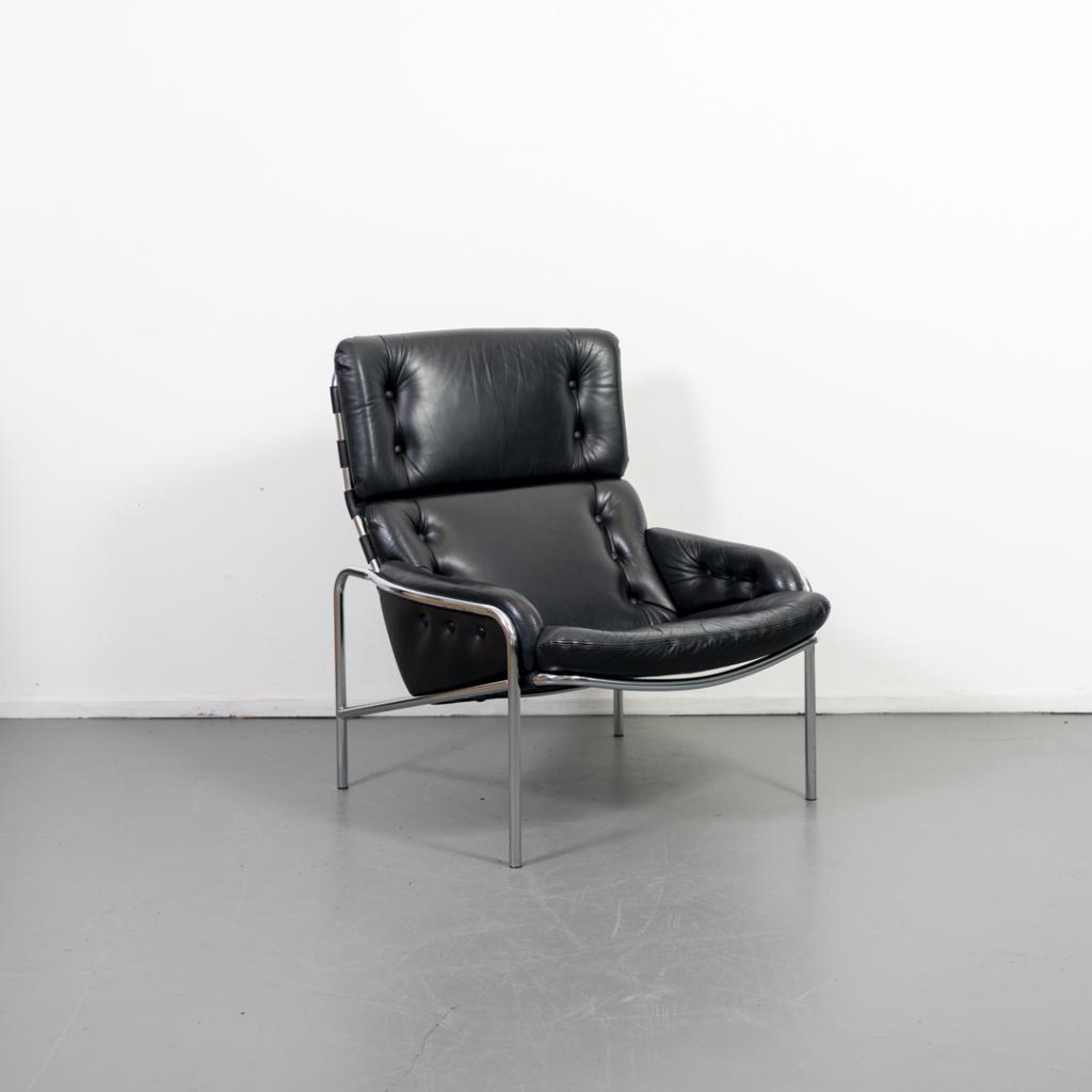 1 Spectrum Martin Visser fauteuil Nagoya SZ09, Niet ingevuld, Niet ingevuld, Zo goed als nieuw, Leer