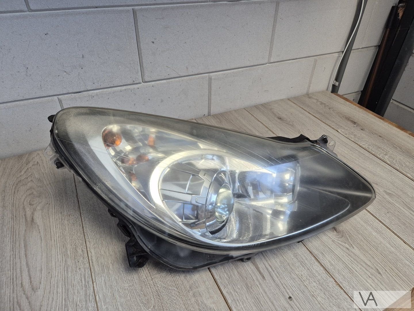 Opel Corsa D 2006 -2010 koplamp rechts met lens AFL 13186386, Auto-onderdelen, Verlichting, Gebruikt, -, -, Opel