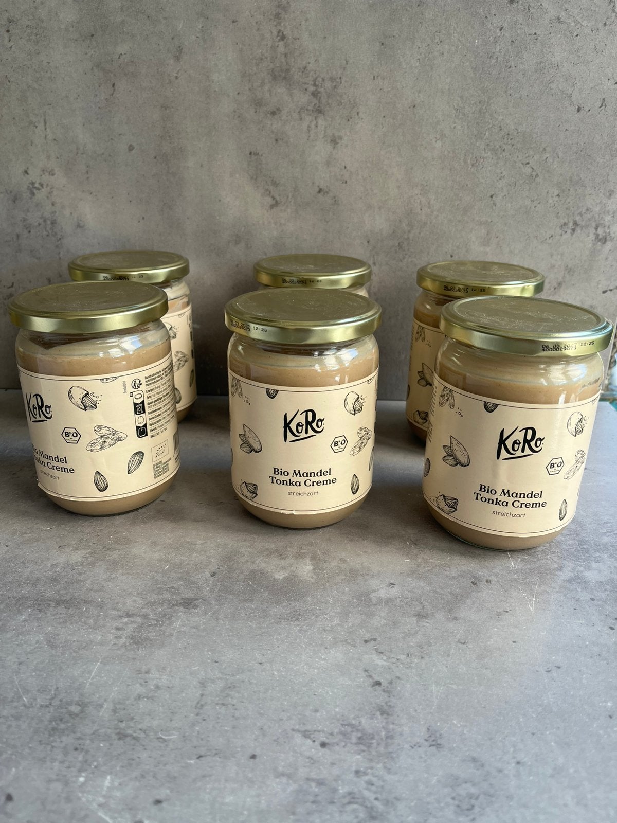 KoRo bio amandel tonkapadta - 6 stuks, Verzenden