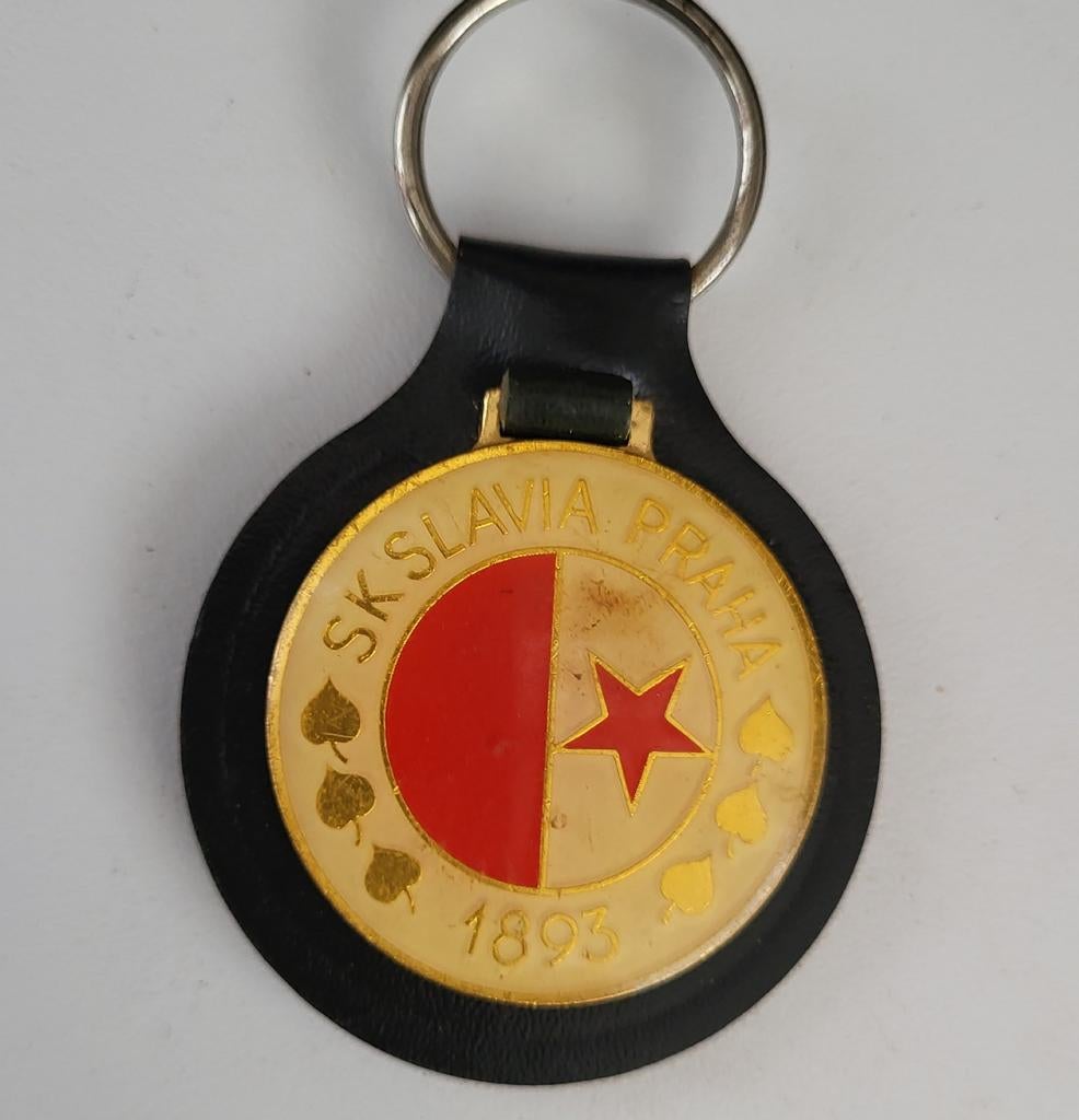 Sleutelhanger SK Slavia Praag - Voetbalclub 1893, Ophalen of Verzenden, Gebruikt, Sport