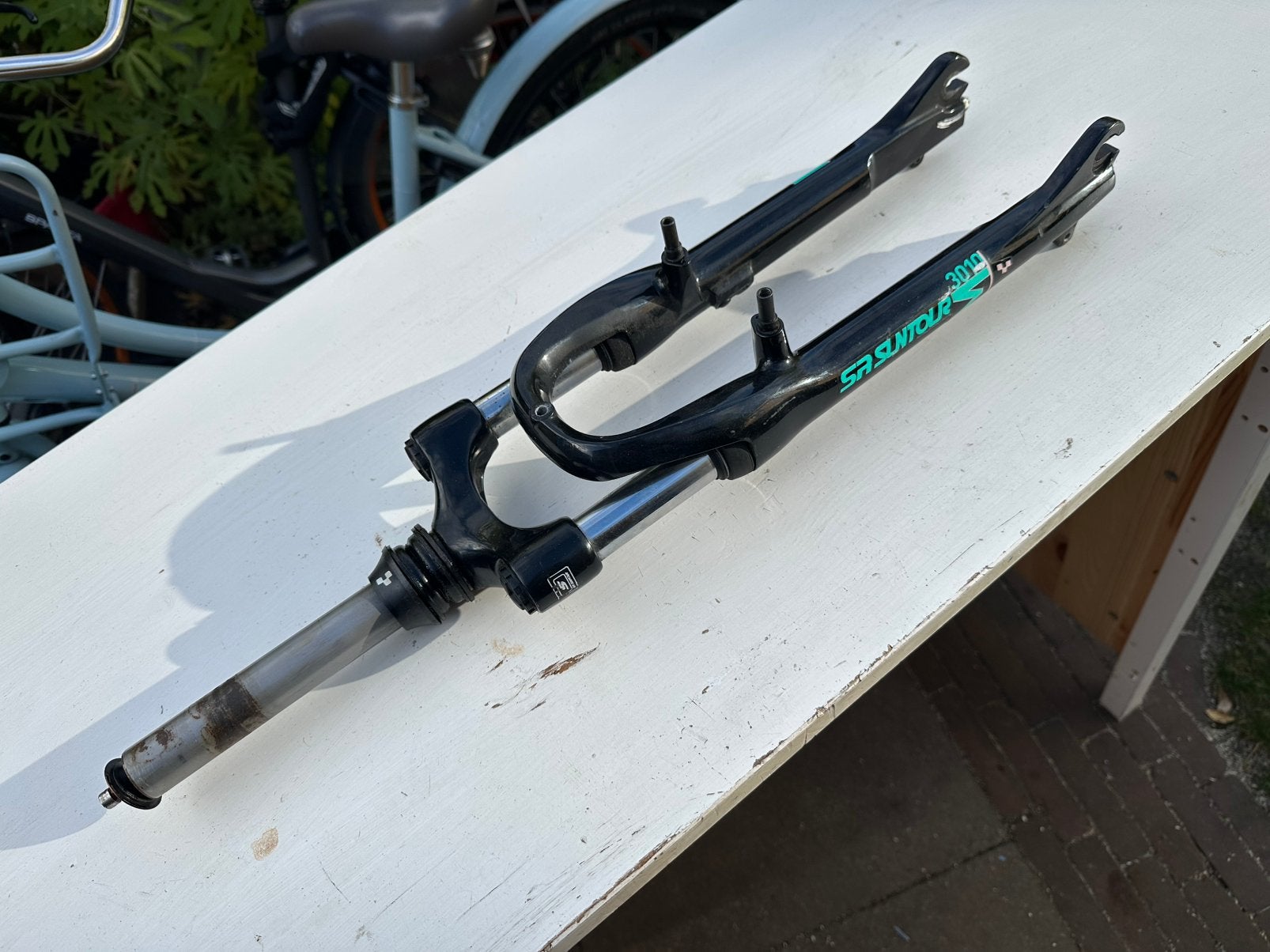 Sr suntour 3010 / Cube voorvoork 24”, Ophalen of Verzenden, Gebruikt, Mountainbike, Voorvork