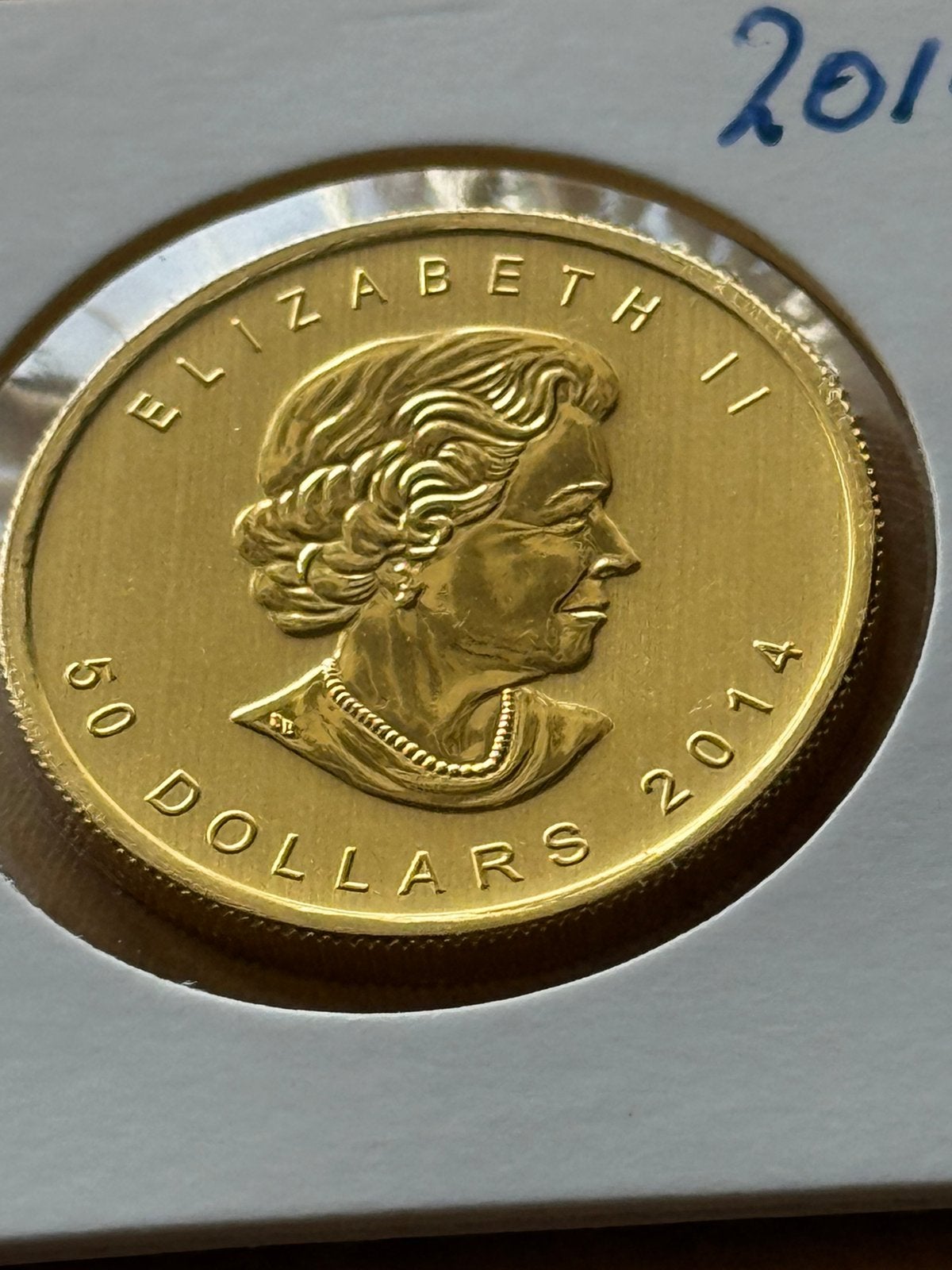 50 Dollar 2014, Ophalen of Verzenden, Losse munt, Goud