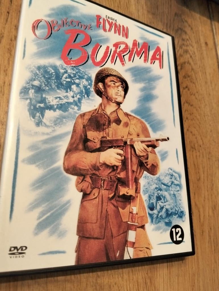 Dvd Objective Birma 1945 NLO Errol Flynn, Ophalen of Verzenden, Zo goed als nieuw, 1940 tot 1960, Actie en Avontuur