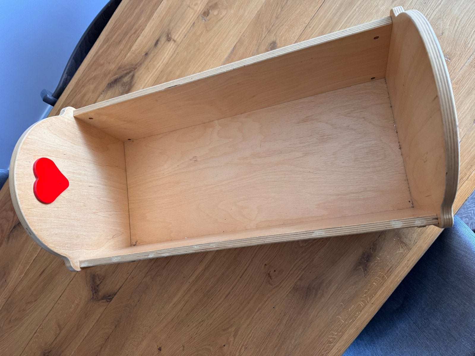 Houten poppenbed, Ophalen, Gebruikt, Babypop