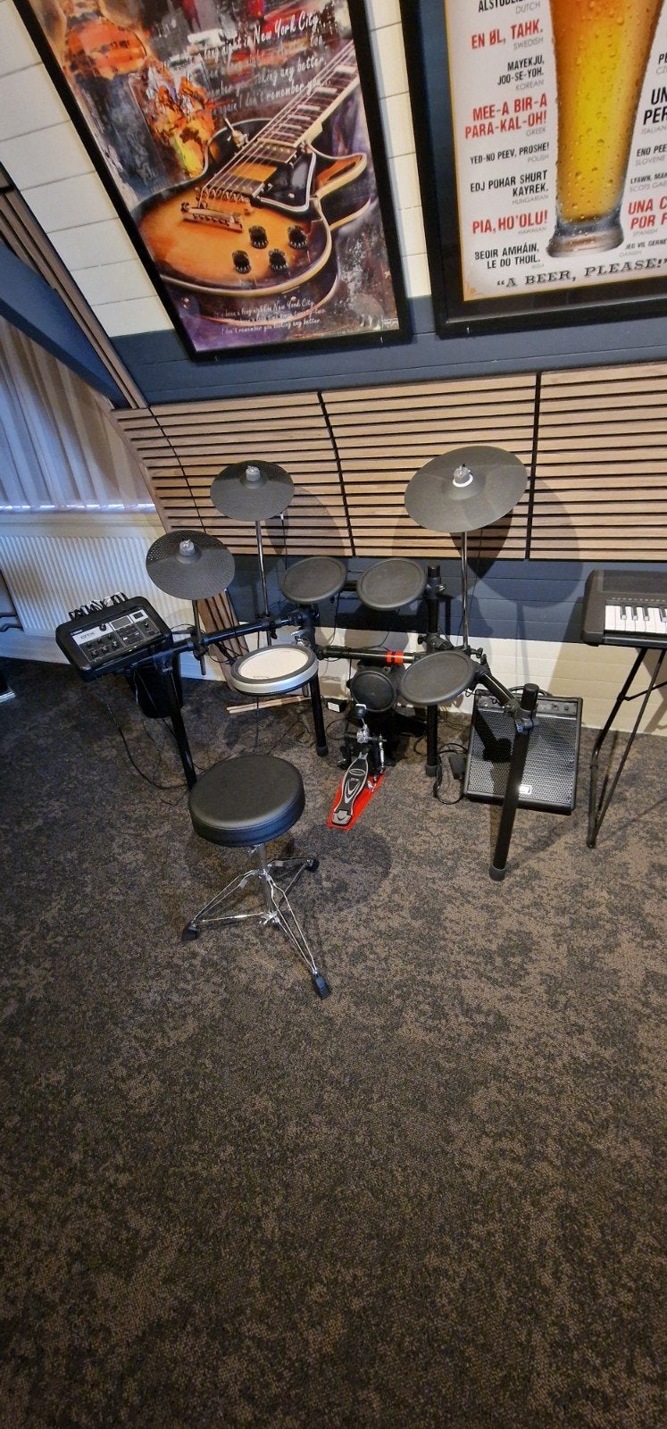 Yamaha DTX6 E-drum set met versterker, Ophalen, Zo goed als nieuw, Yamaha