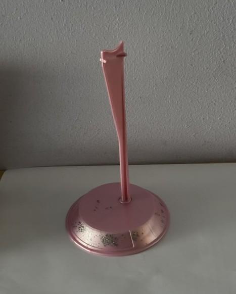 Barbie Mattel Malaysia standaard 1985 met zilver glitters, Ophalen of Verzenden, Zo goed als nieuw, Pop