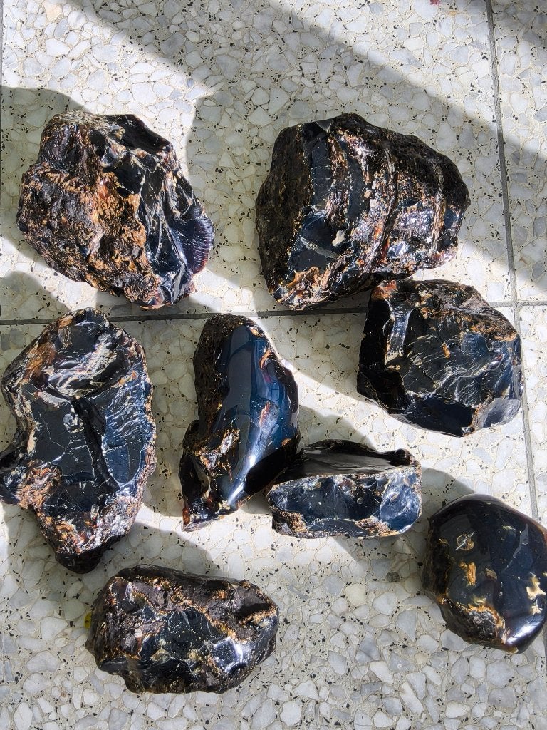 Amber ( blauwe Barnsteen), Ophalen of Verzenden, Mineraal