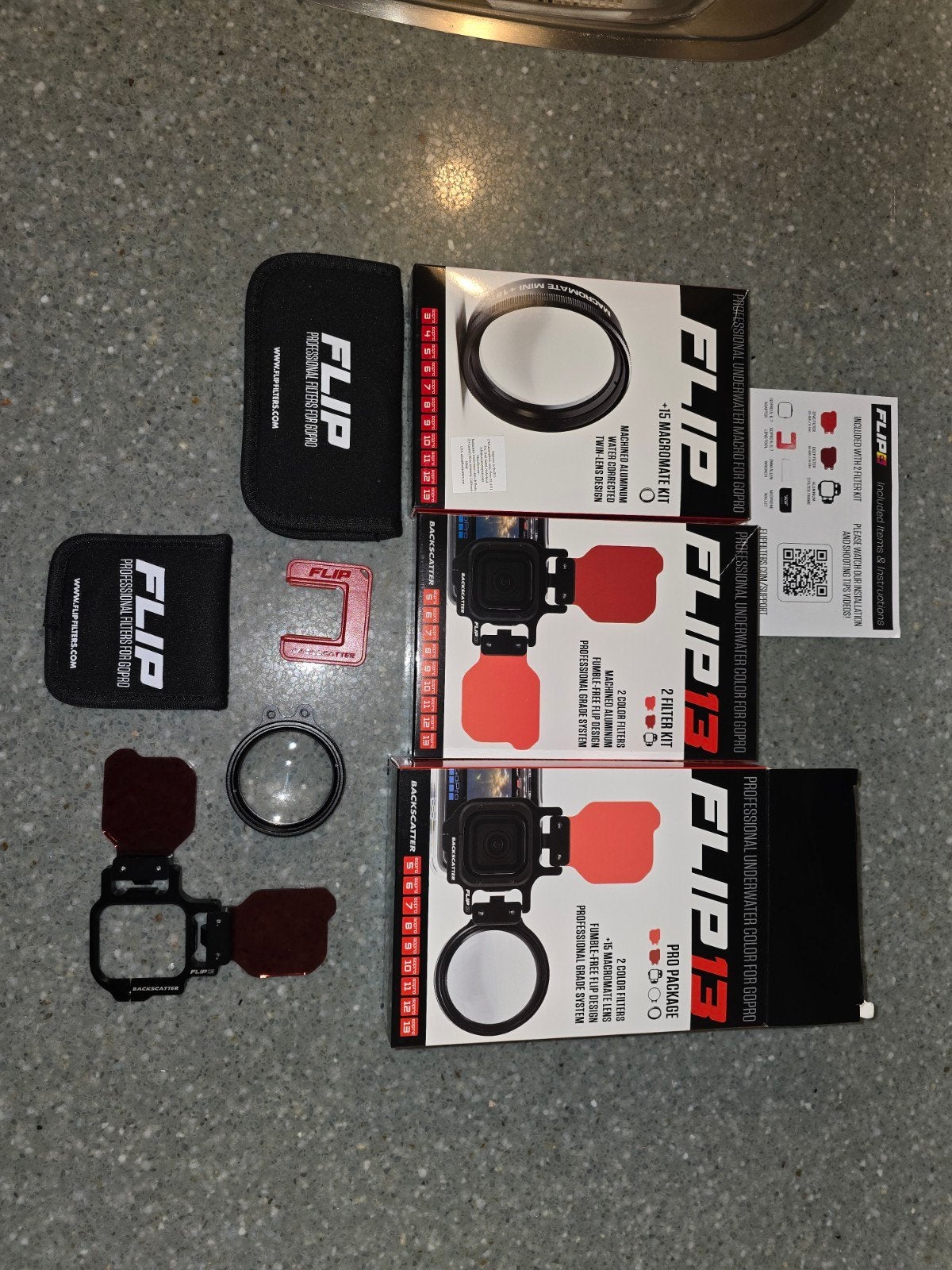 Backscatter FLIP13 Pro Package voor GoPro - Duikfilters, Audio, Tv en Foto, Ophalen of Verzenden, Zo goed als nieuw