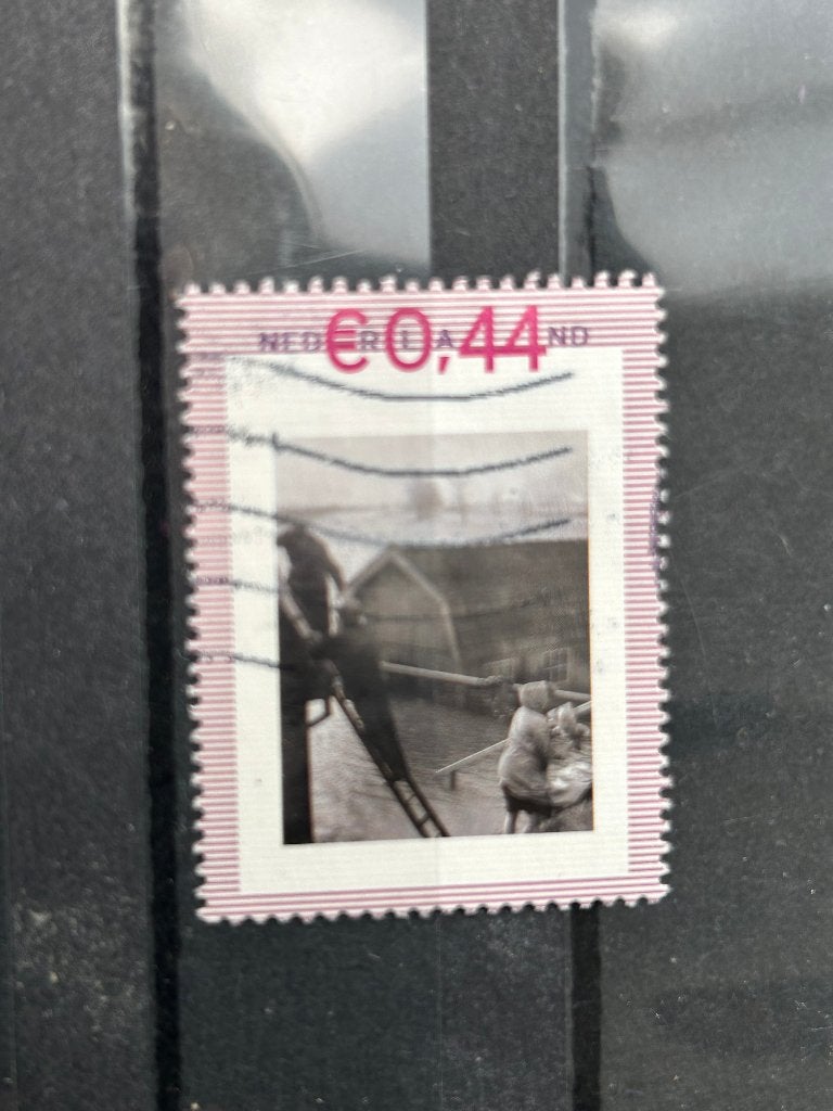 Persoonlijke zegel. Canon van Nederland. Watersnood. A-83, Ophalen of Verzenden, Na 1940, Gestempeld