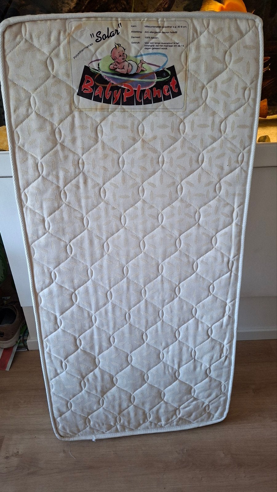 Baby bed matras, Ophalen