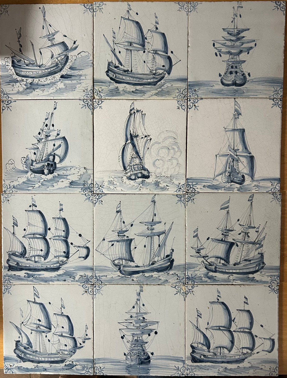 Mooi veldje met Authentieke scheepsafbeeldingen, Ophalen of Verzenden