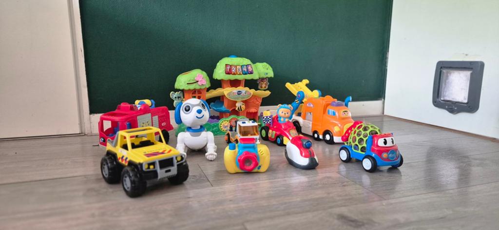 VTech Auto's vrachtwagen Zoef Zoef Dieren Speelgoedpakket, Ophalen of Verzenden, Gebruikt