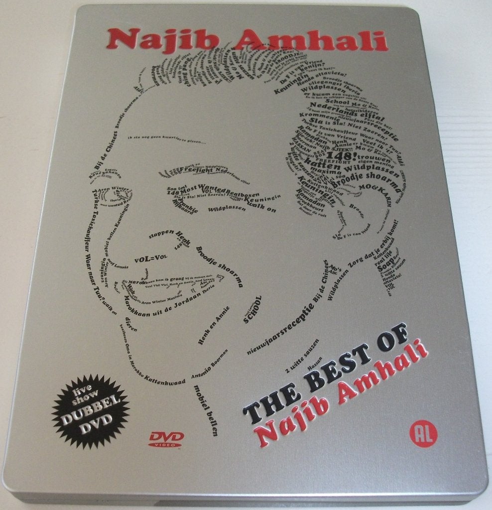 Dvd *** NAJIB AMHALI *** 2-Disc Boxset Steelbook The Best Of, Alle leeftijden, Ophalen of Verzenden, Zo goed als nieuw, Stand-up of Theatershow
