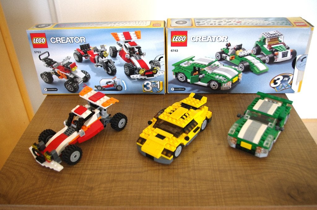 Lego Creator 5763  Duin Racer & 6743 Street Racer & 4939, Lego, Compleet, Ophalen of Verzenden, Zo goed als nieuw