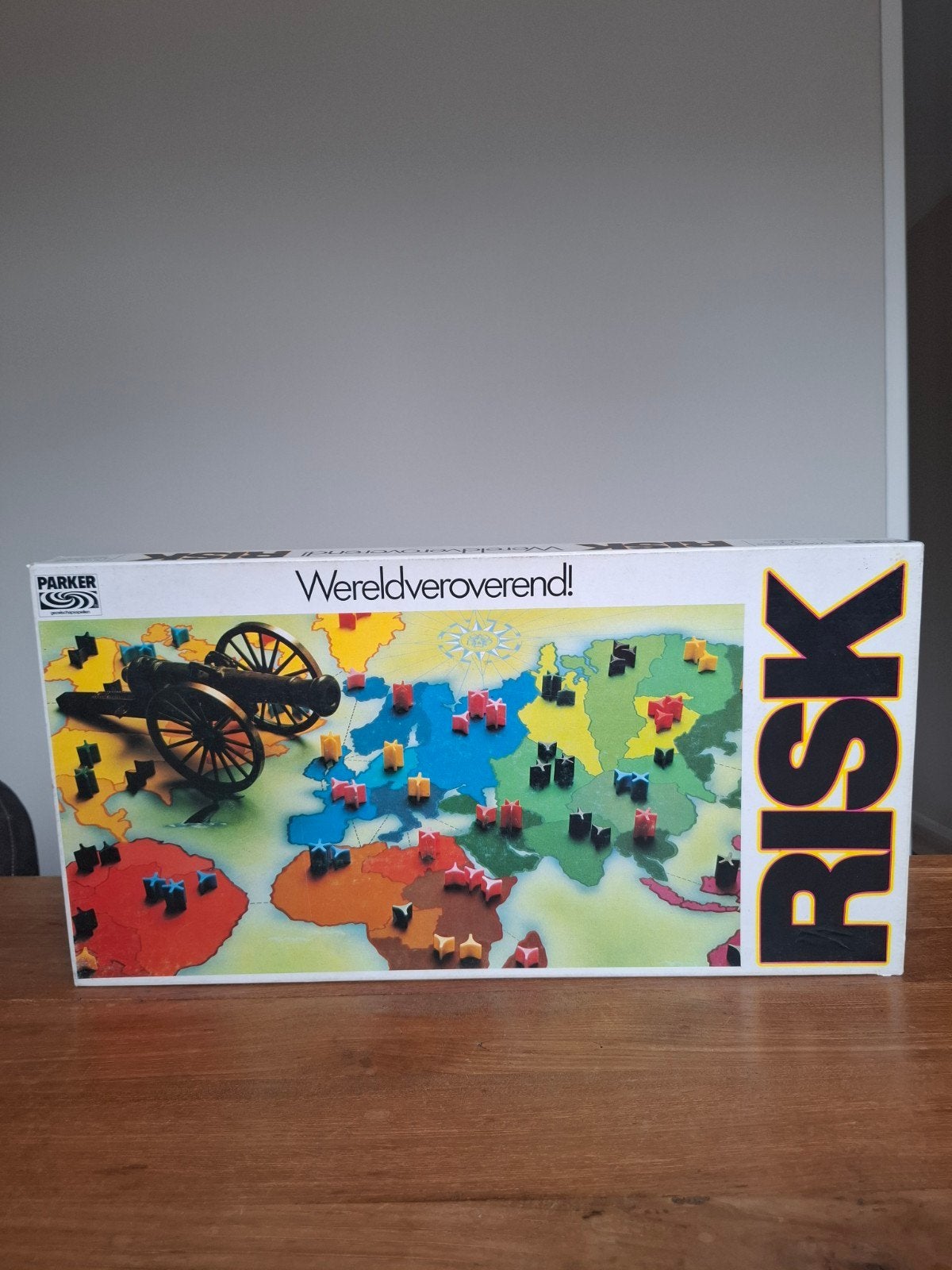 Risk Wereldveroverend! Bordspel - Compleet en Nette Staat, Vijf spelers of meer, Ophalen of Verzenden, Zo goed als nieuw, Parker