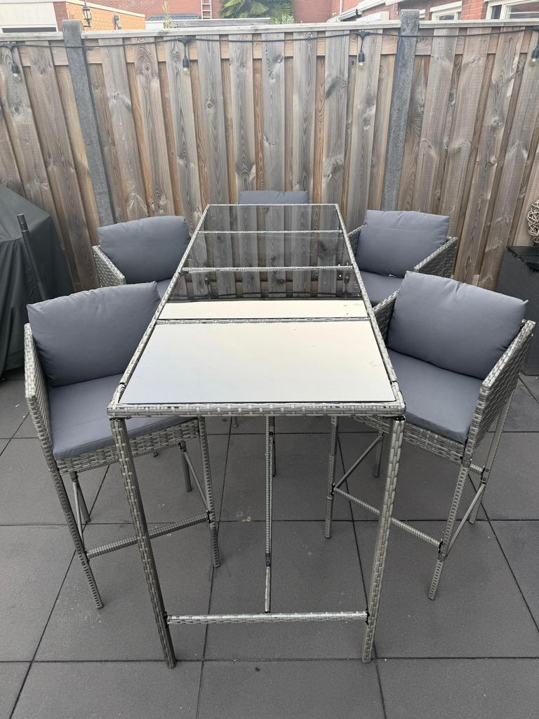 Zo goed als nieuwe bartafel, Tuin en Terras, Tuinsets en Loungesets, Zo goed als nieuw, Ophalen of Verzenden