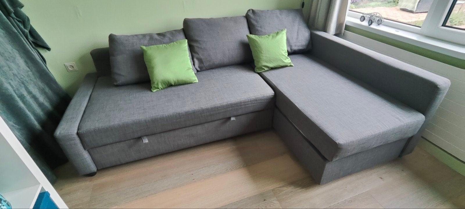 slaapbank ikea friheten, Ophalen, Gebruikt, Tweepersoons, 140 cm