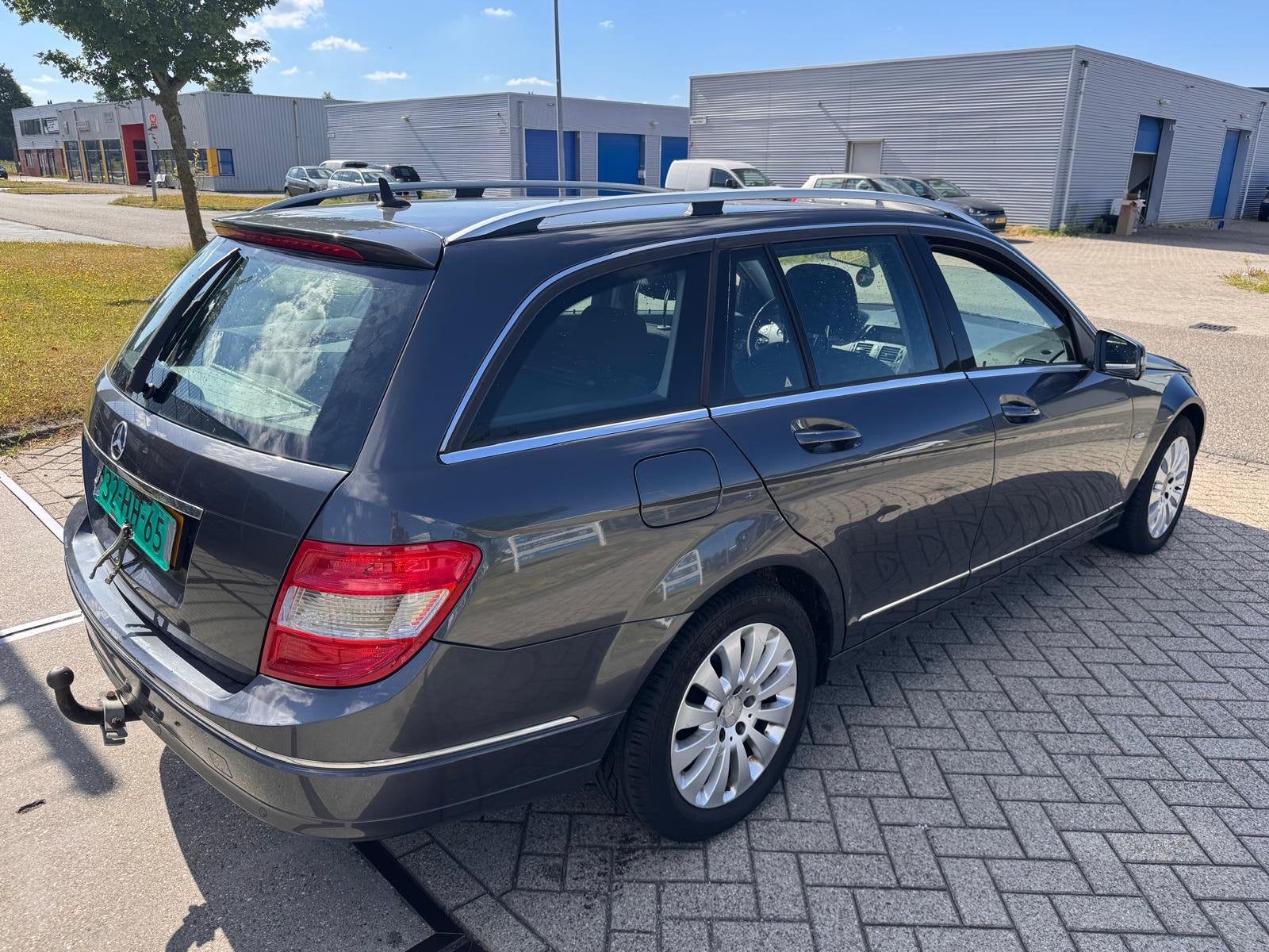 Mercedes-Benz C-Klasse 1.6 C180 Kompressor 2009 NIEUWE APK!, Handgeschakeld, Grijs, 1700 kg, 1430 kg