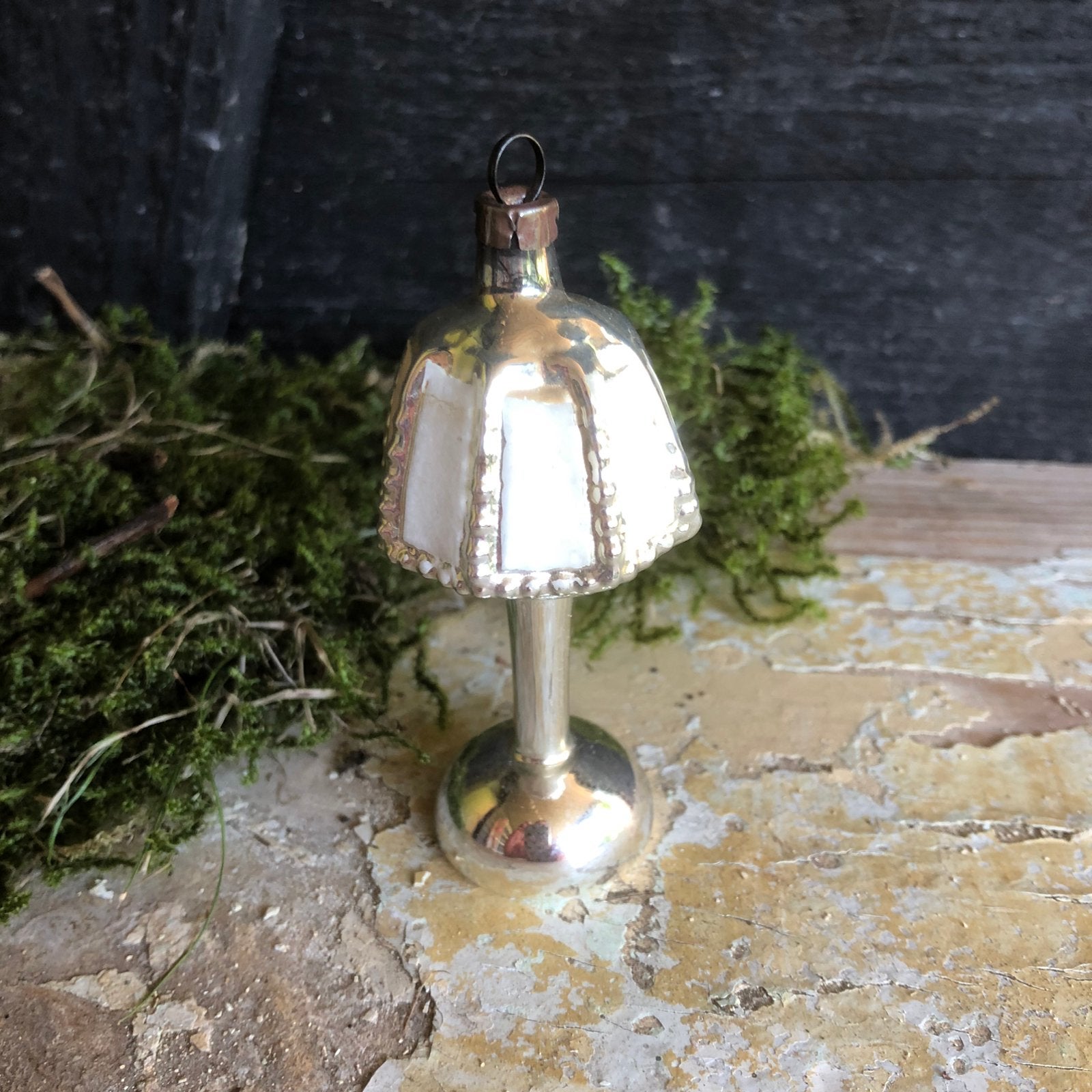 Oude kerstbal schemerlamp, Ophalen of Verzenden