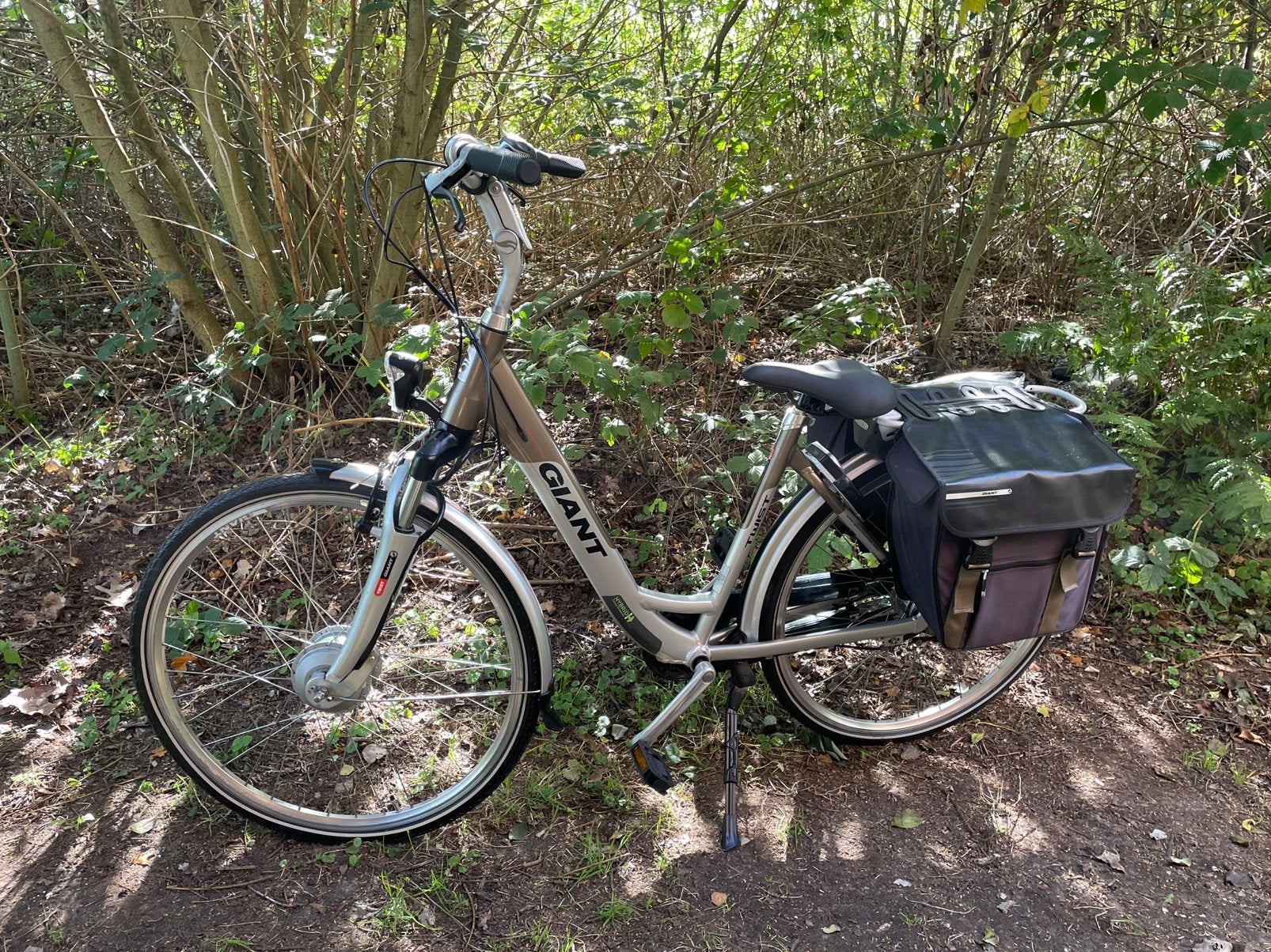 Giant twist elektrische fiets 28 inch maat M 2 accu, Ophalen, Zo goed als nieuw, 50 km per accu of meer, Giant