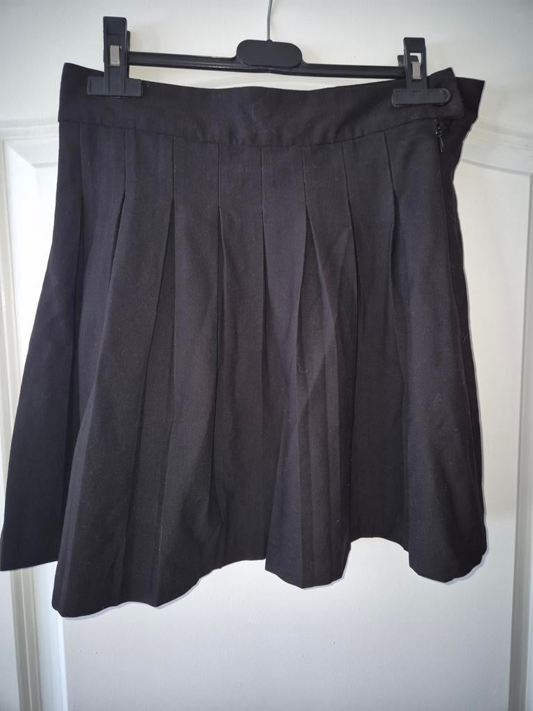 FB Sister Zwart geplooide rok - Maat XL, Zwart, Maat 46/48 (XL) of groter, Ophalen of Verzenden, Zo goed als nieuw