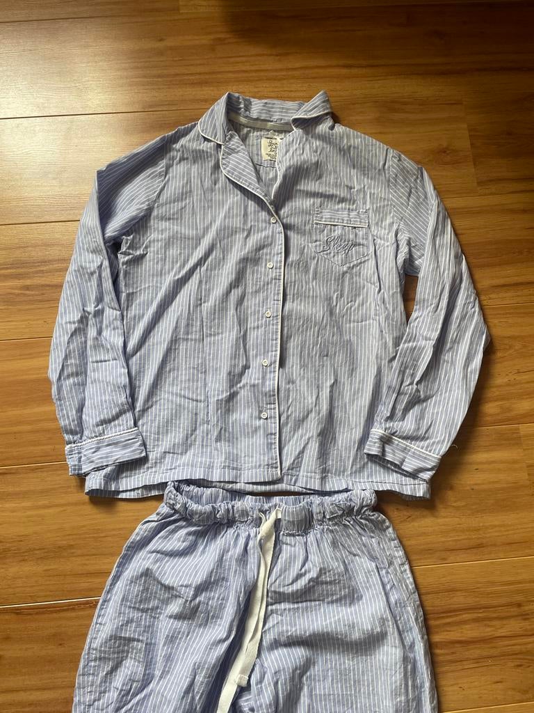 Blauw gestreepte pyjama, Kleding | Dames, Pyjama's, Ophalen of Verzenden, Gedragen, Maat 38/40 (M)