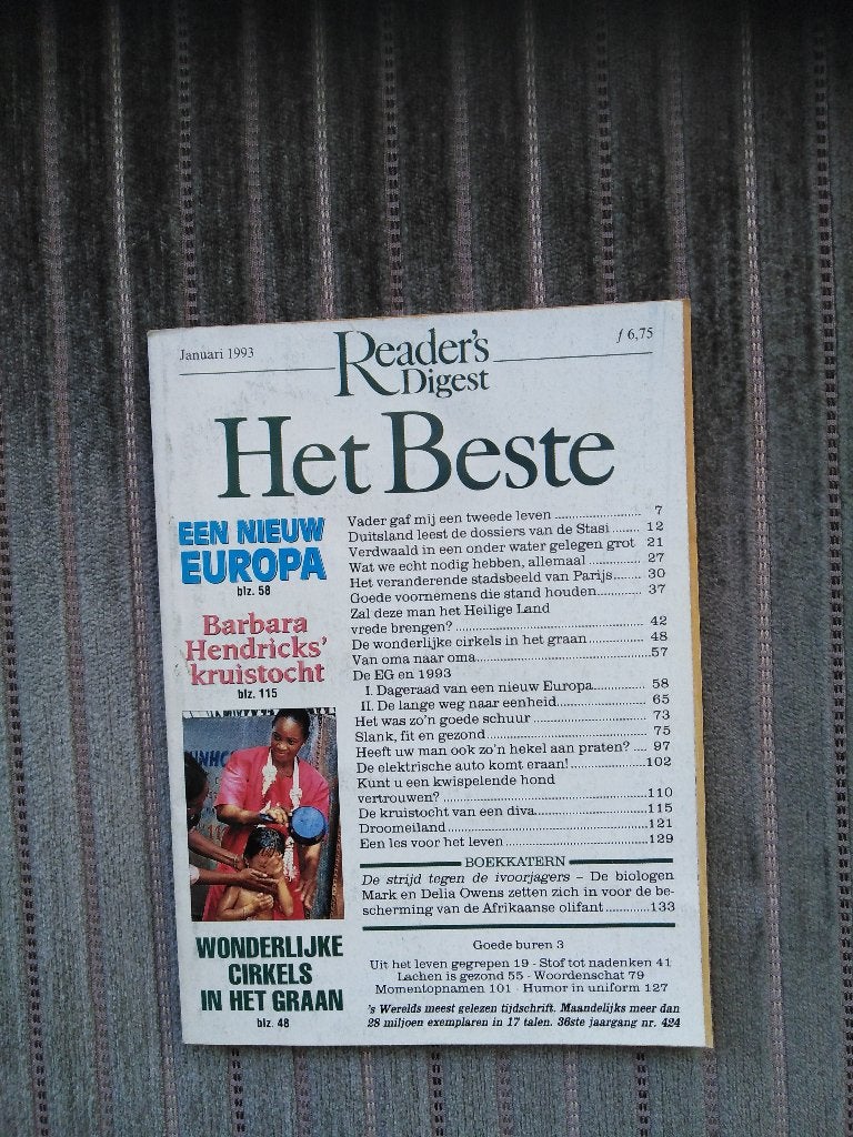 Het Beste - januari 1993, Verzamelen, Ophalen of Verzenden, 1980 tot heden, Nederland, Tijdschrift