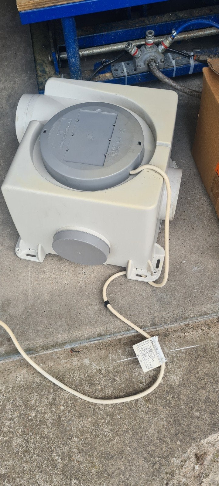 Afzuiging werkend, Doe-het-zelf en Verbouw, Ventilatie en Afzuiging, Ophalen, Gebruikt, Afzuiger