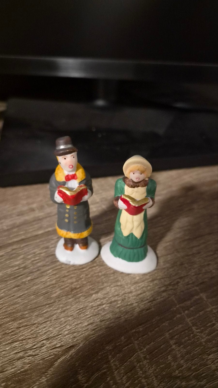 Vintage Lemax Dickensvale Christmas Carolers 1995, Ophalen of Verzenden, Gebruikt